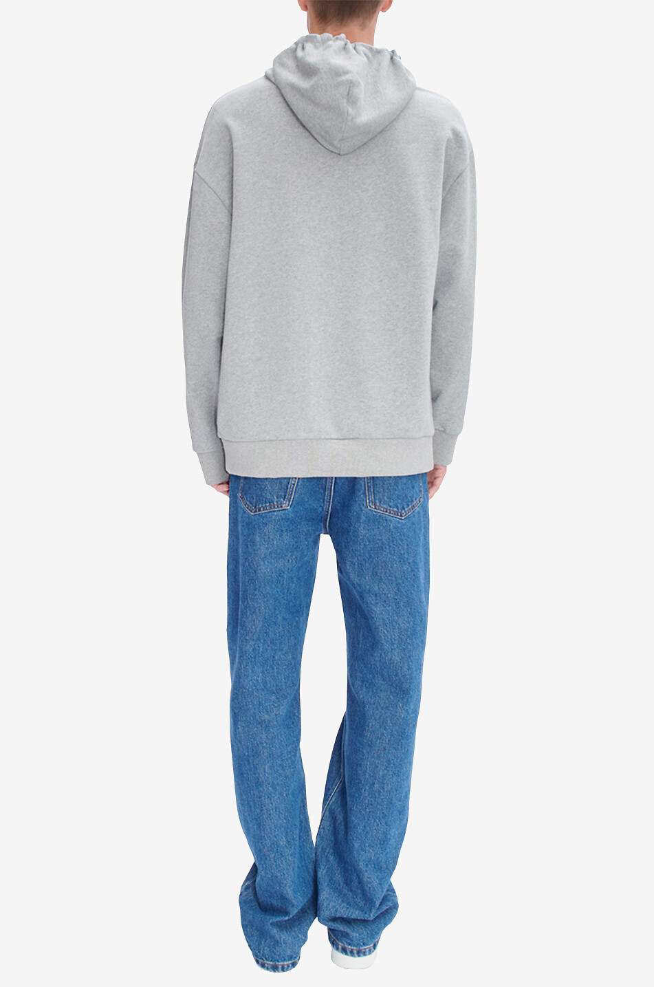 A.P.C. Sweat-shirt à capuche en coton bio Milo Homme GRIS 3