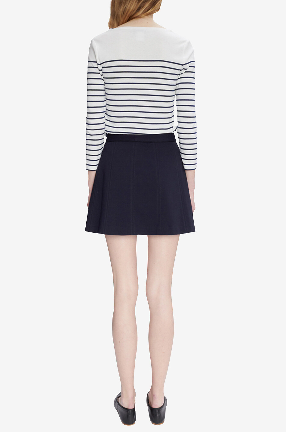 A.P.C. Thelma organic cotton Breton T-shirt Women EGGSHELL 3