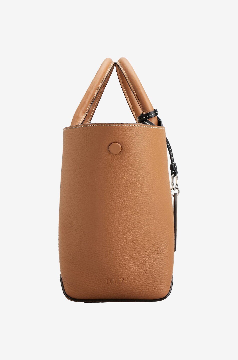 tods bag small tan shopping bag