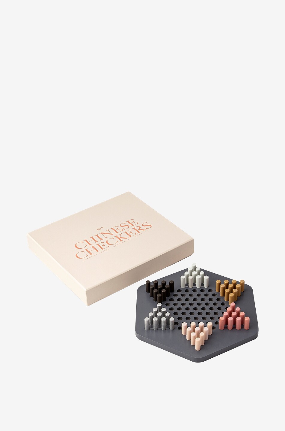 PRINTWORKS Spielset Classic - Chinese Checkers Haus BUNT 2