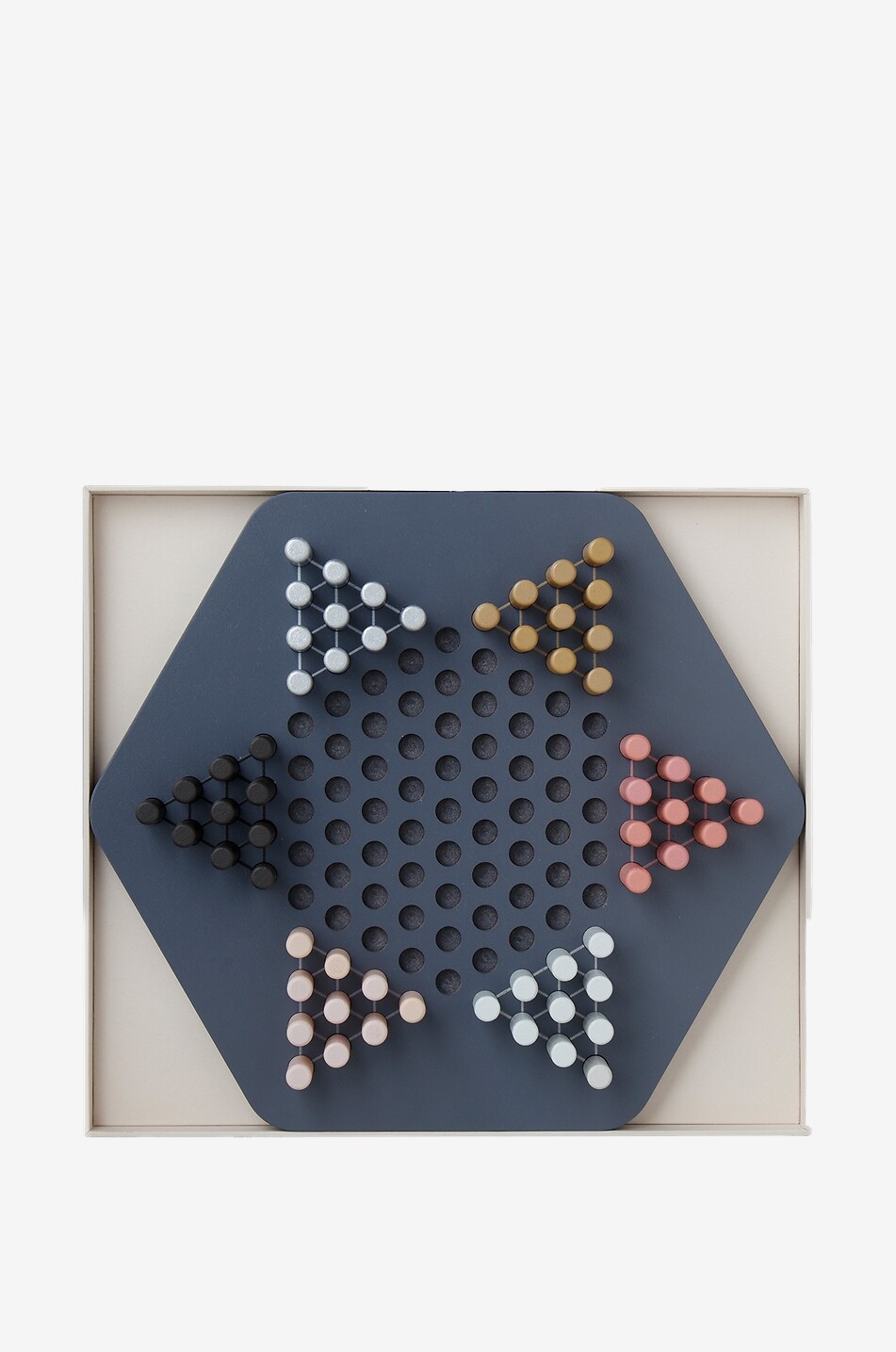 PRINTWORKS Spielset Classic - Chinese Checkers Haus BUNT 3