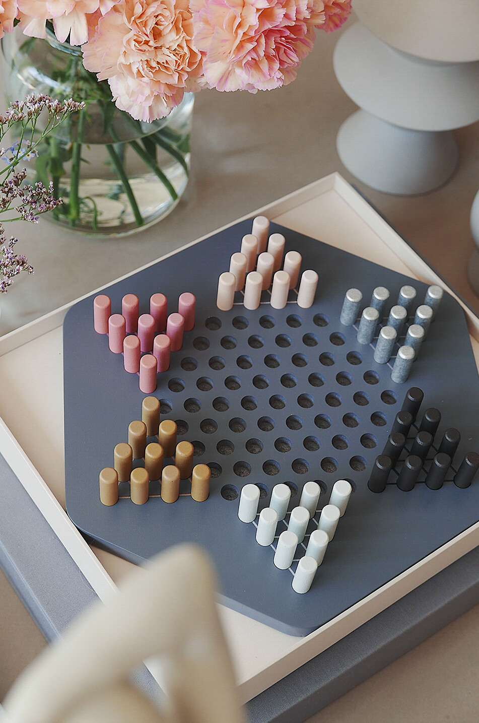 PRINTWORKS Spielset Classic - Chinese Checkers Haus BUNT 4