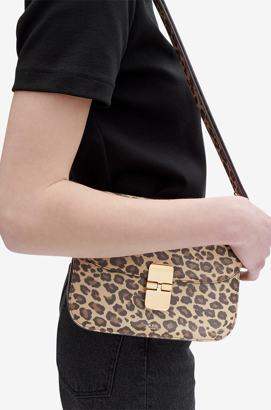 Schultertasche aus Leder Grace Small