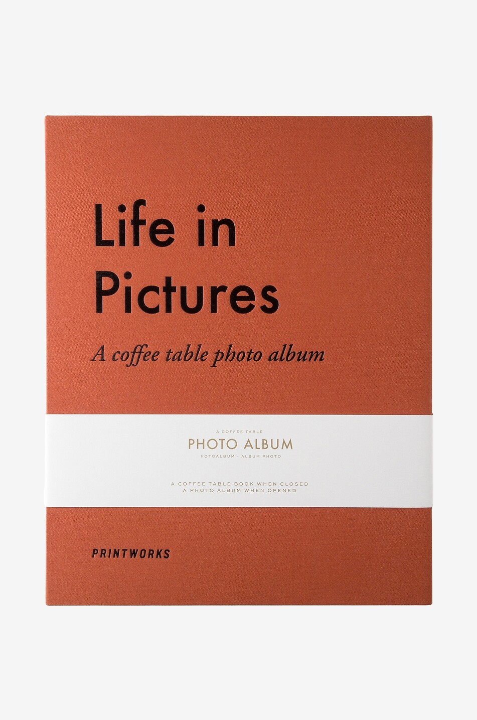 PRINTWORKS Life in Pictures photo album Home ORANGE 1