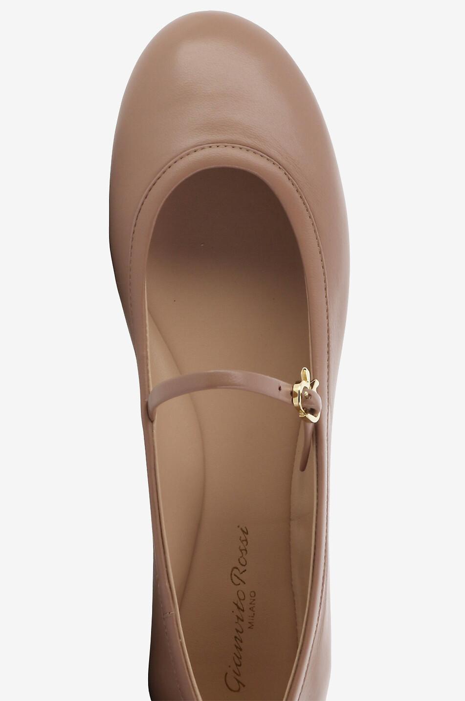 GIANVITO ROSSI Ballerinas aus Nappaleder mit Riemchen Carla Damen BEIGE 5