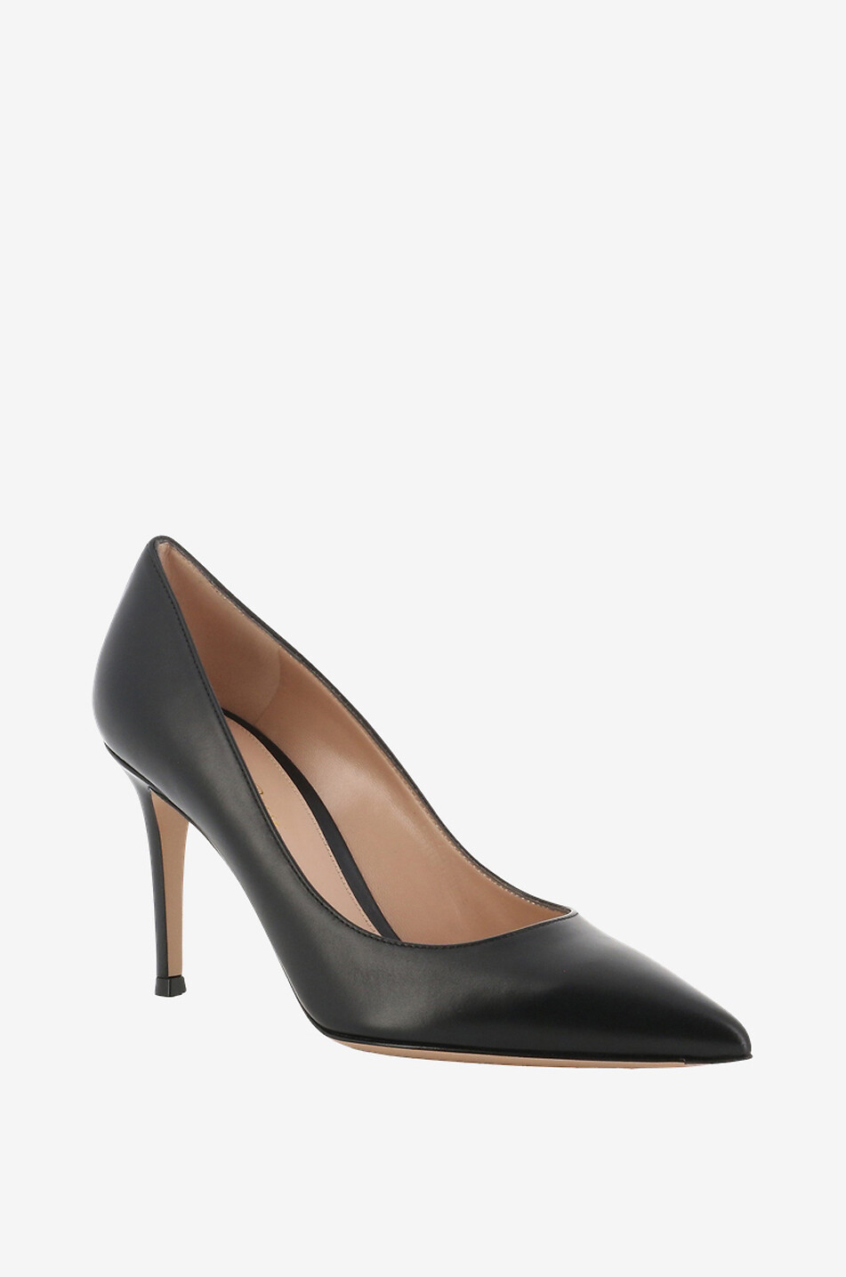 GIANVITO ROSSI Glattleder-Pumps Gianvito 85 Damen SCHWARZ 1