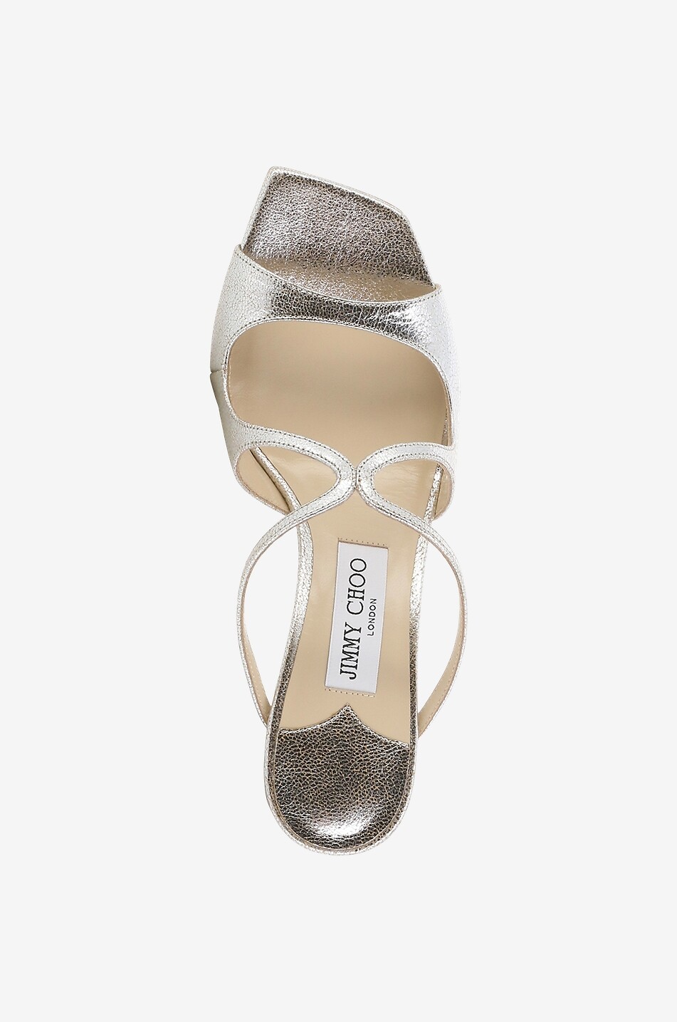 Anise 75 glittering metallic leather mules