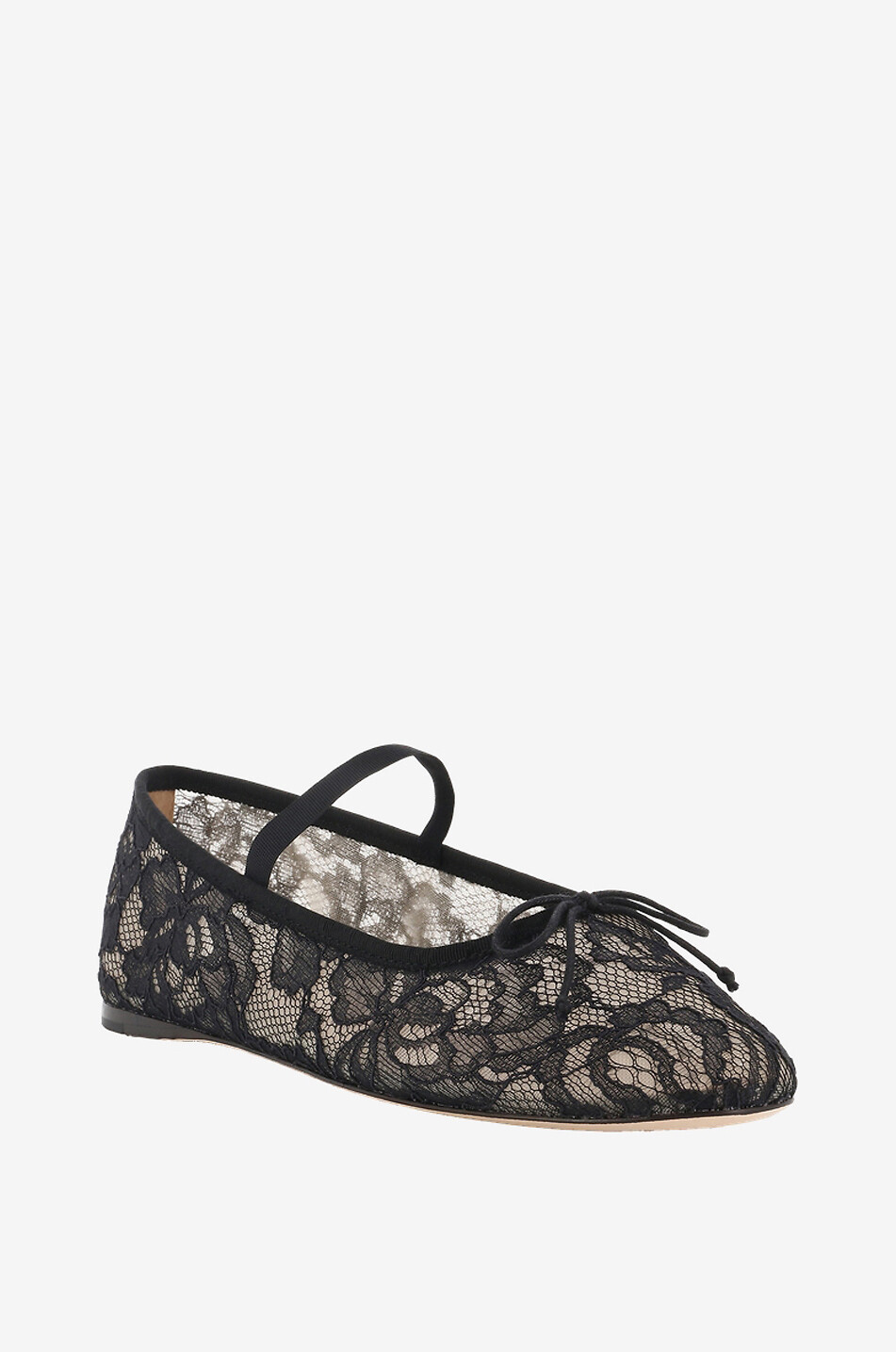 LOEFFLER RANDALL Ballerines en dentelle Leonie Femme NOIR 1