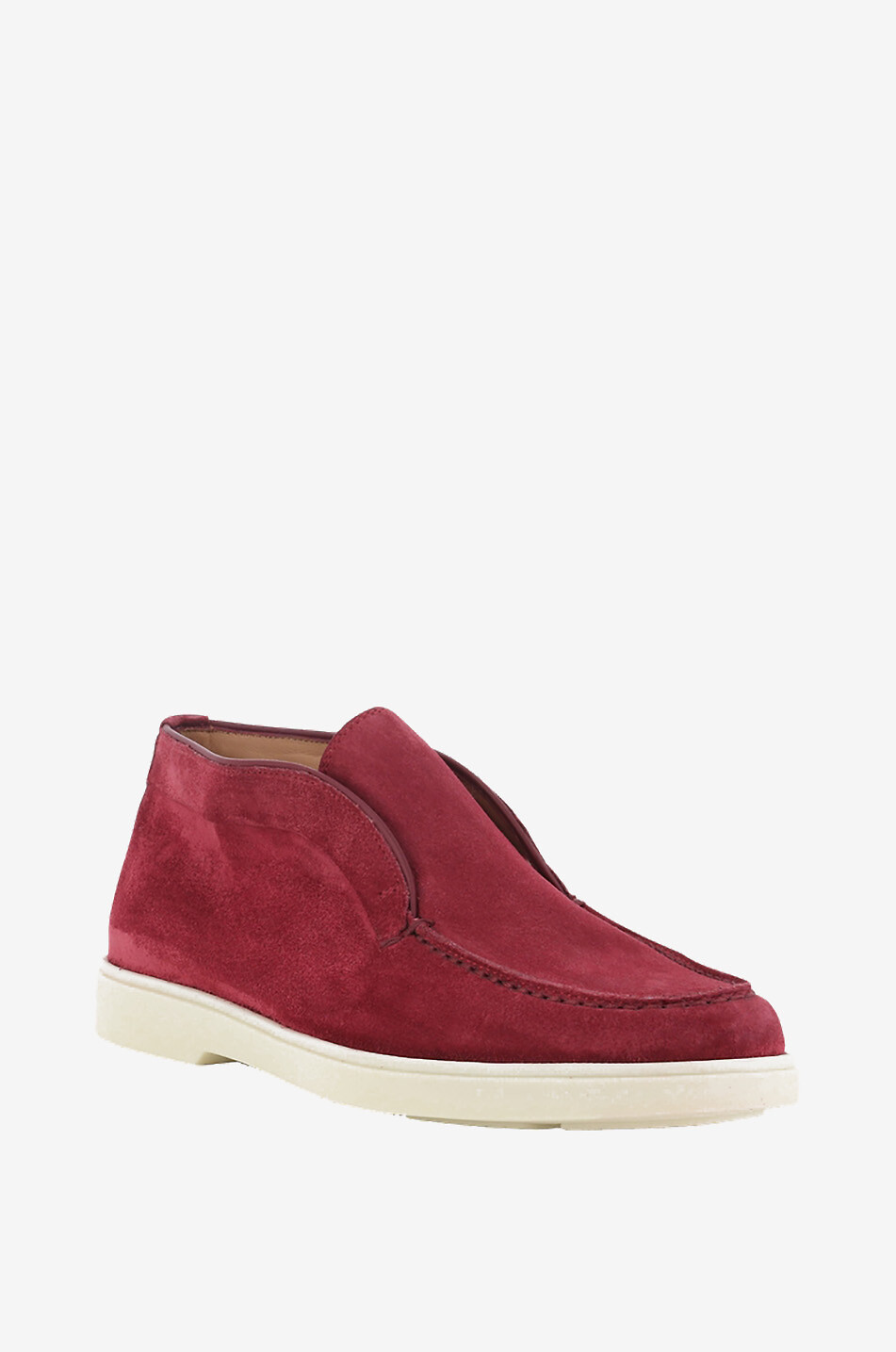 SANTONI Loafer spirit suede ankle boots Women RED 1