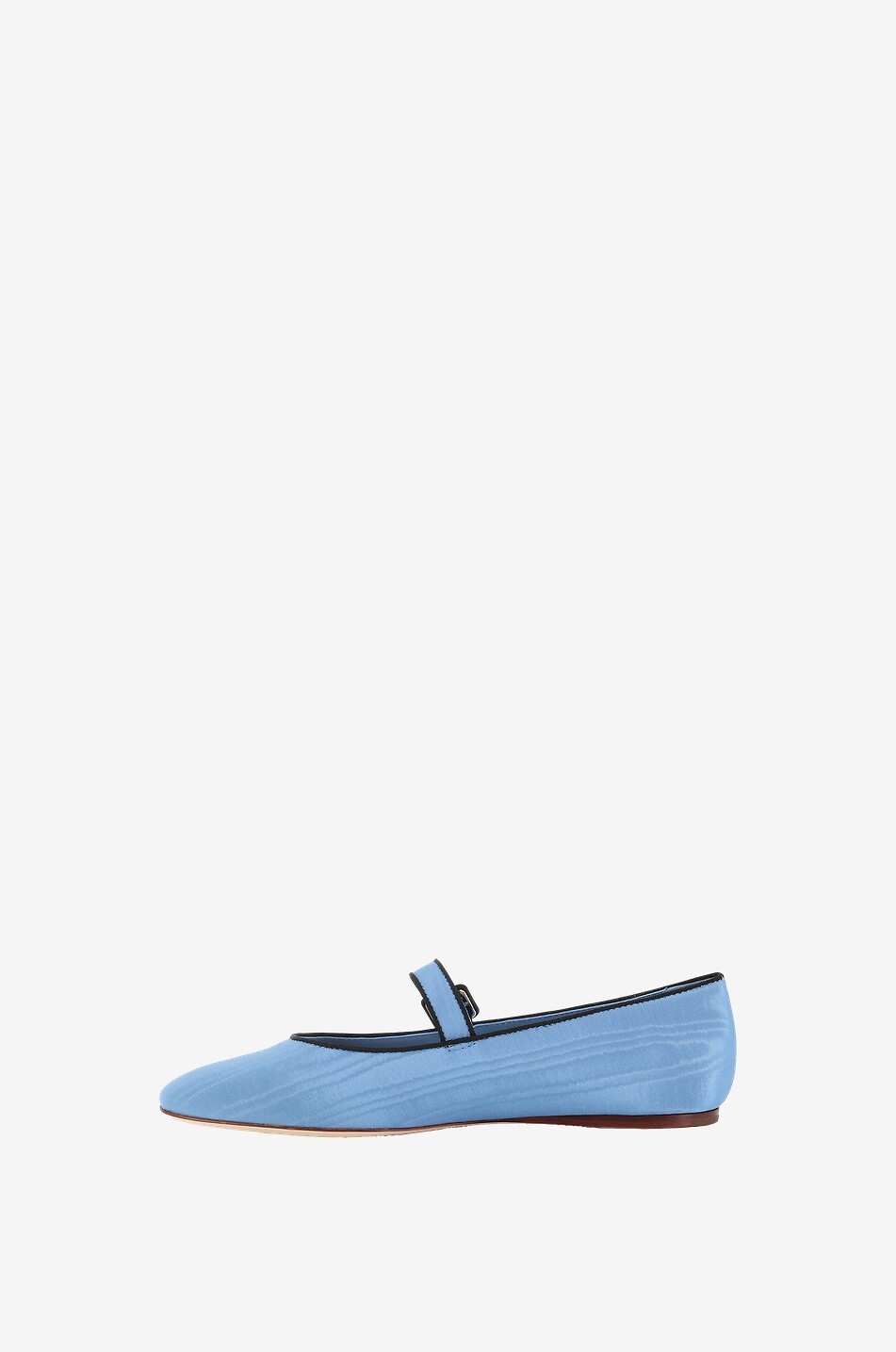 LOEFFLER RANDALL Flache Riemchen-Ballerinas aus Stoff Ginger Mary Jane Damen HELLBLAU 3