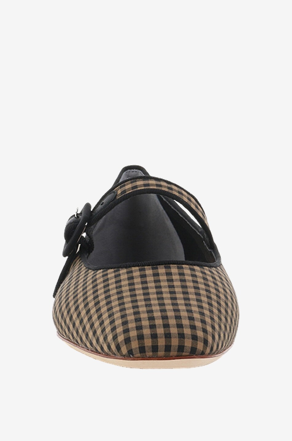 LOEFFLER RANDALL Ginger flat fabric Mary Janes Women BROWN 2