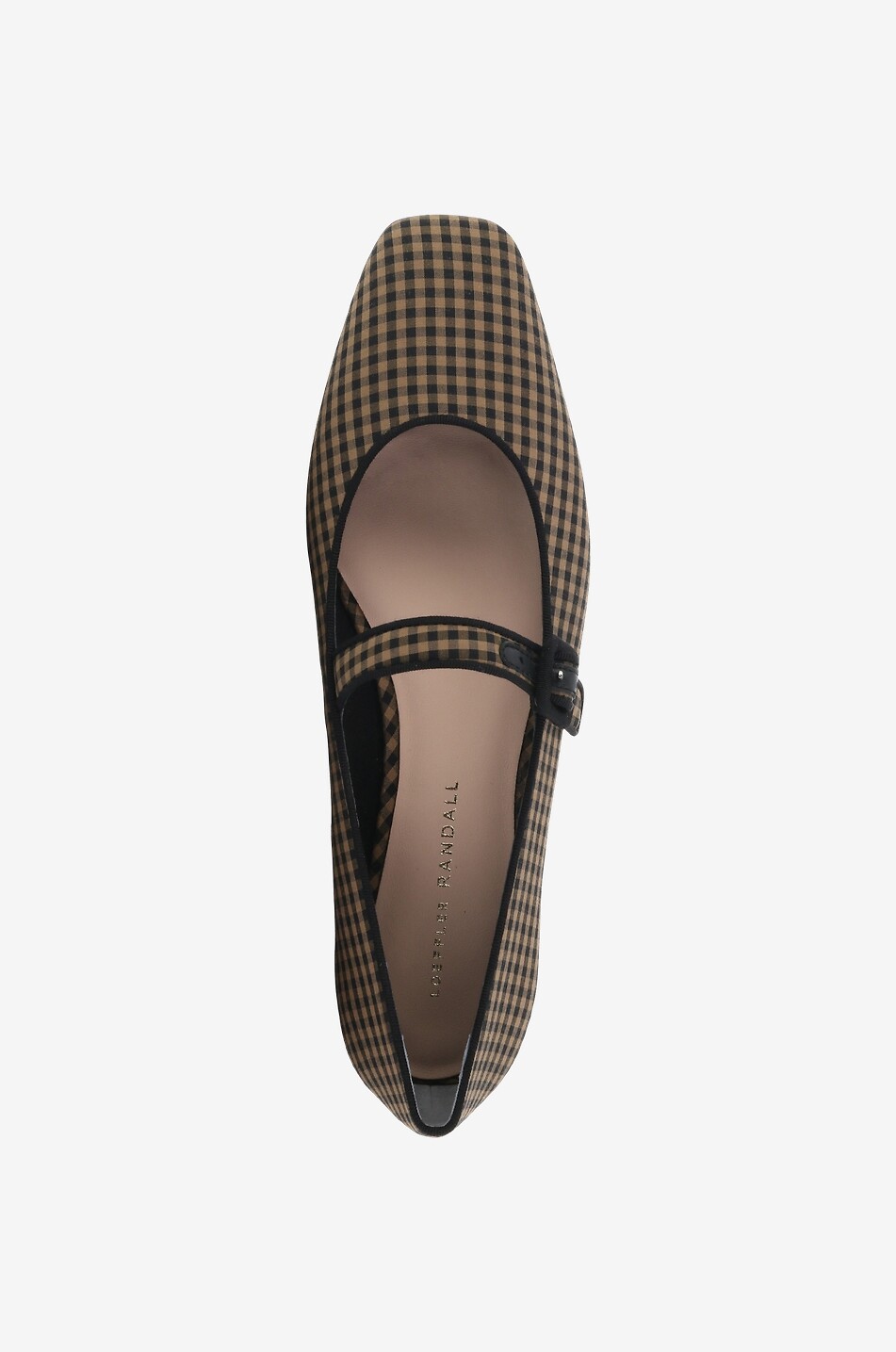 LOEFFLER RANDALL Ginger flat fabric Mary Janes Women BROWN 6