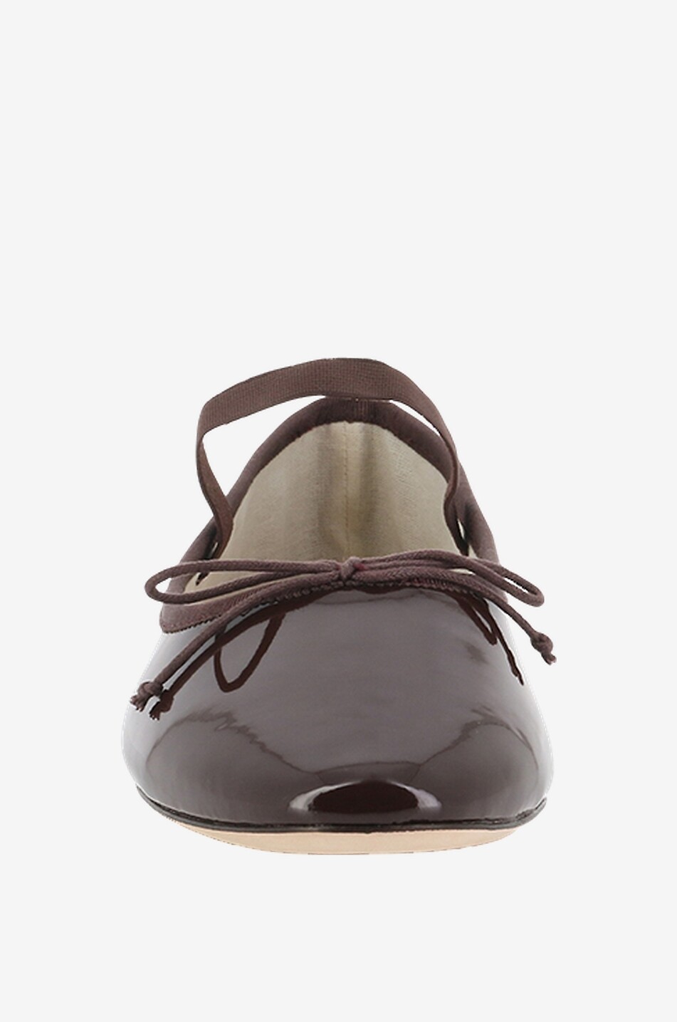 Ballerines en cuir verni Leonie