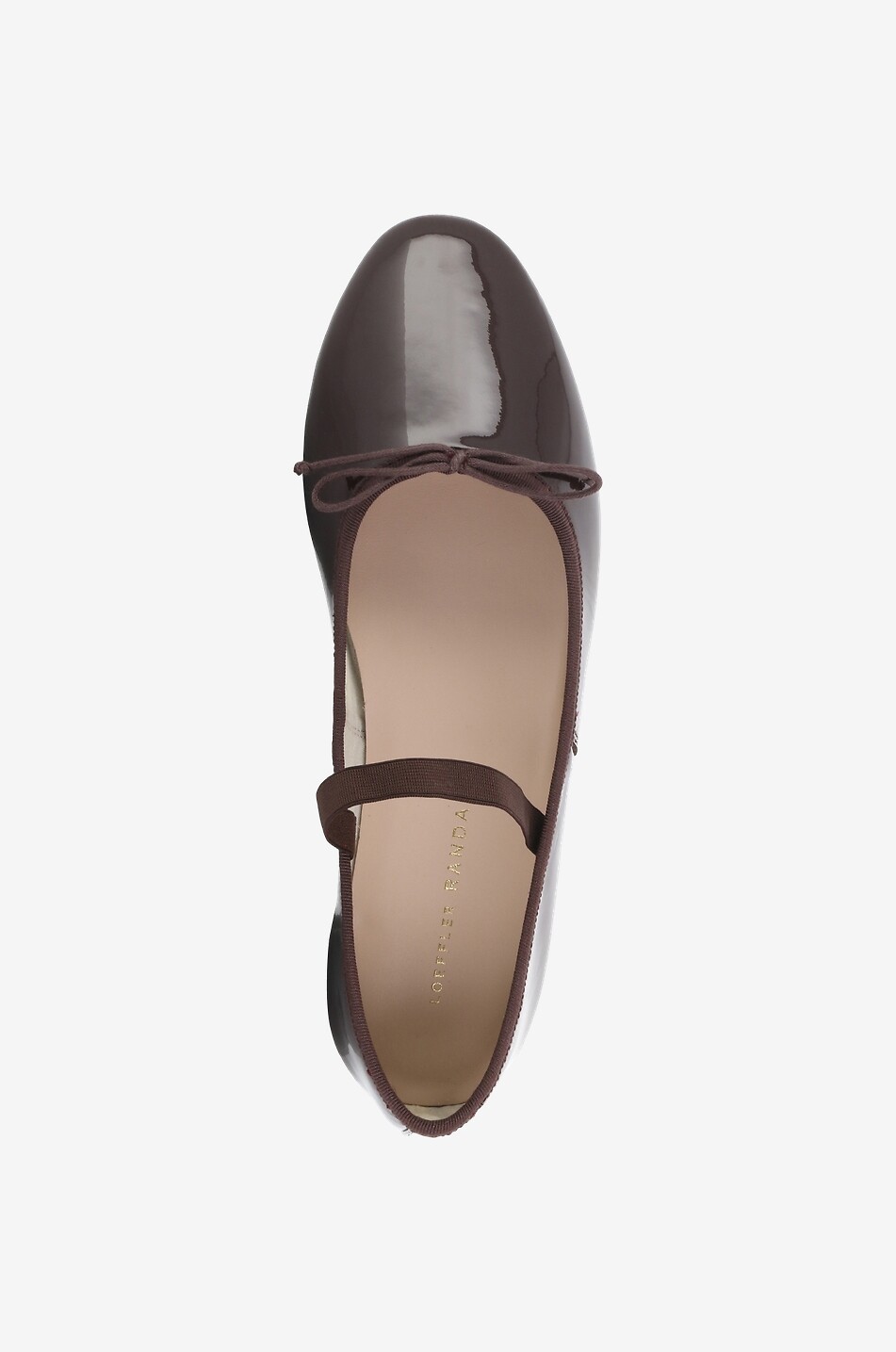 LOEFFLER RANDALL Ballerinas aus Lackleder Leonie Damen BRAUN 5