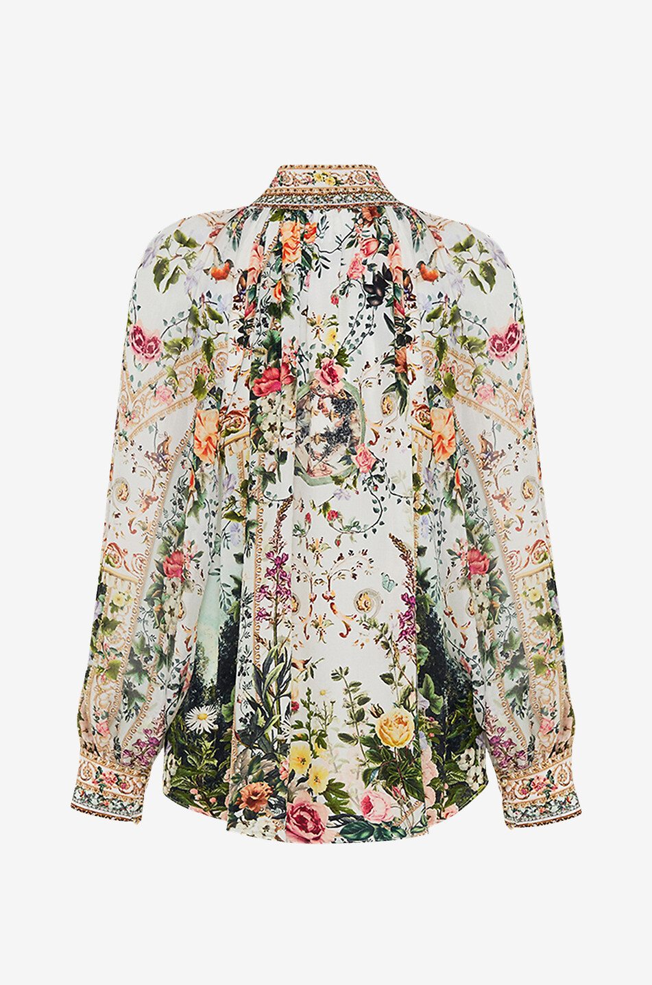 CAMILLA Renaissance Romance printed silk shirt Women MULTI COLOURED 2 2