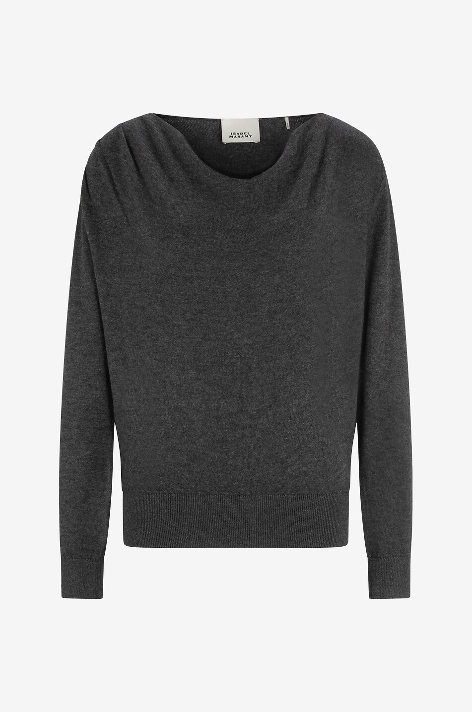 MARANT ETOILE Kristen jumper with coil neck Women DARK GREY 1