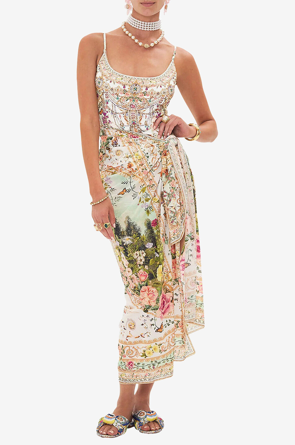 Renaissance Romance long Lycra sarong