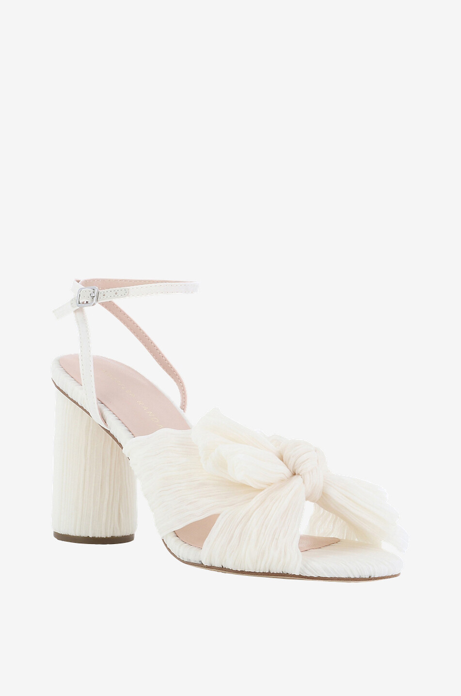 LOEFFLER RANDALL Sandalen aus plissiertem Stoff Camellia 85 Damen CREMEFARBEN 1