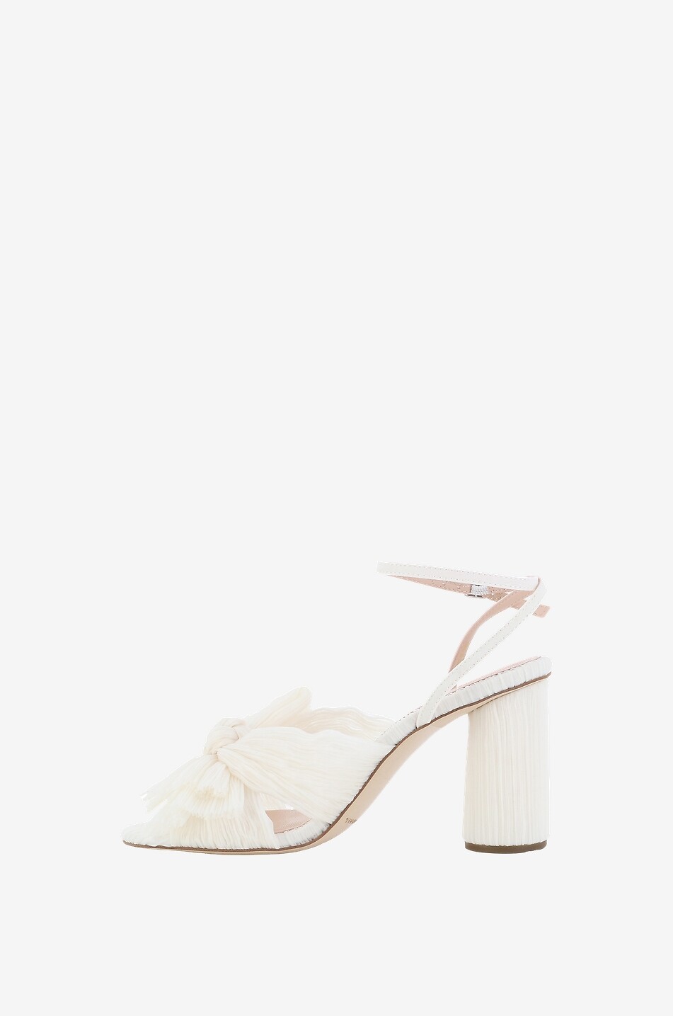 LOEFFLER RANDALL Sandalen aus plissiertem Stoff Camellia 85 Damen CREMEFARBEN 6