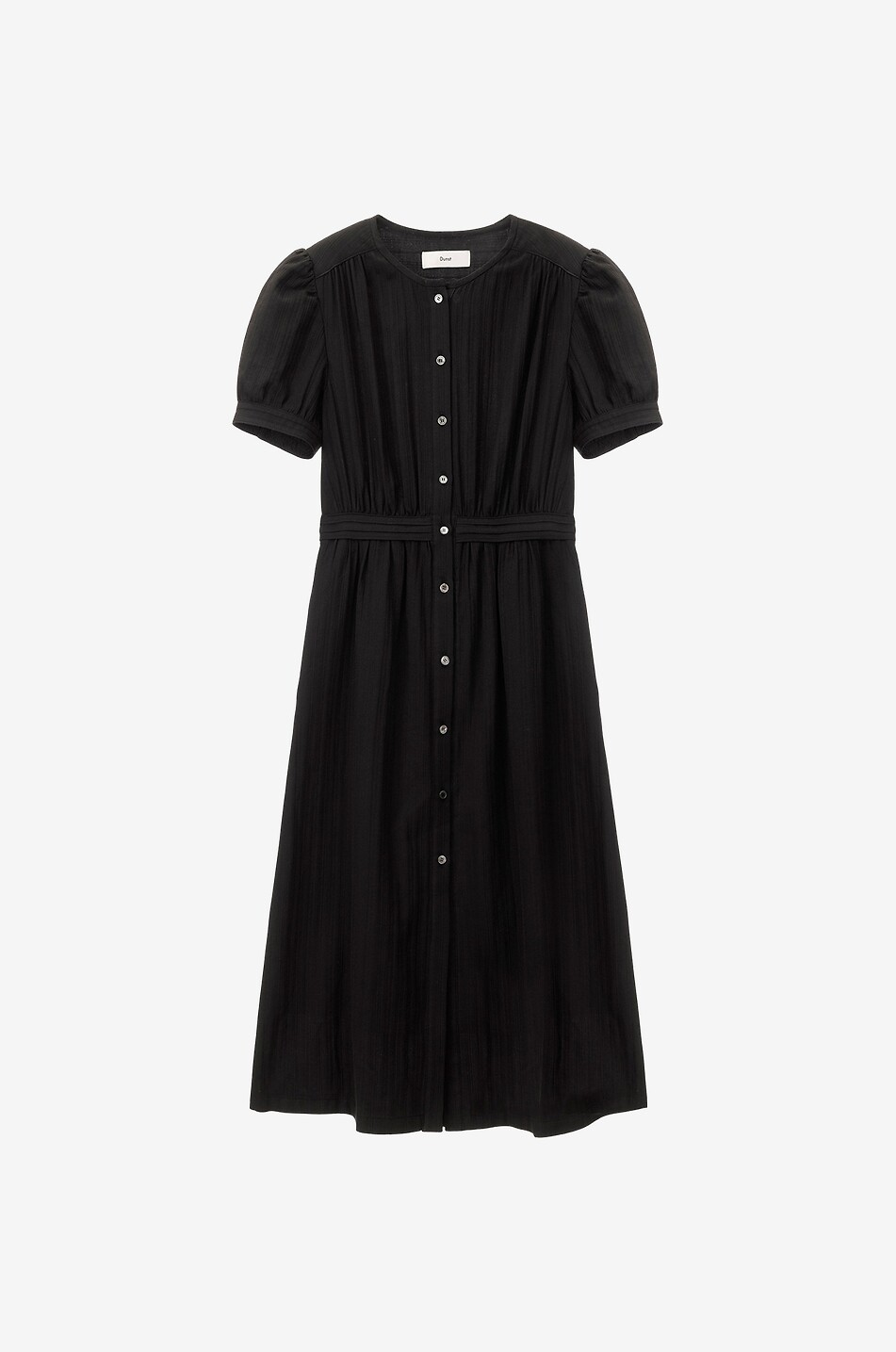 Robe midi à smocks