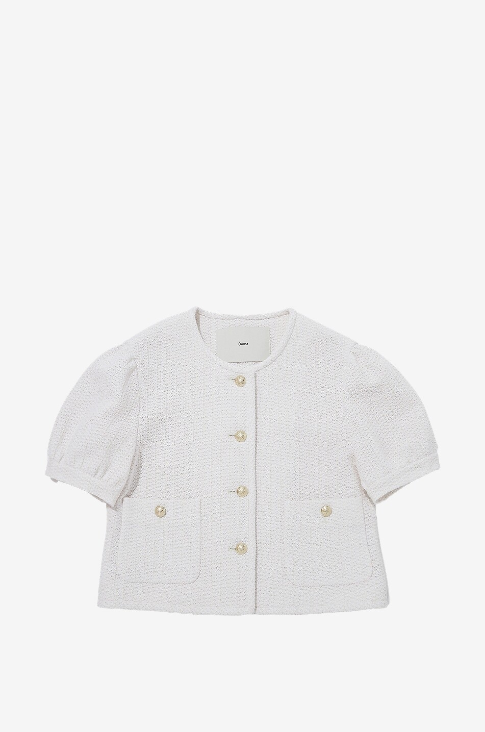 DUNST Summer tweed suit jacket Women EGGSHELL 1