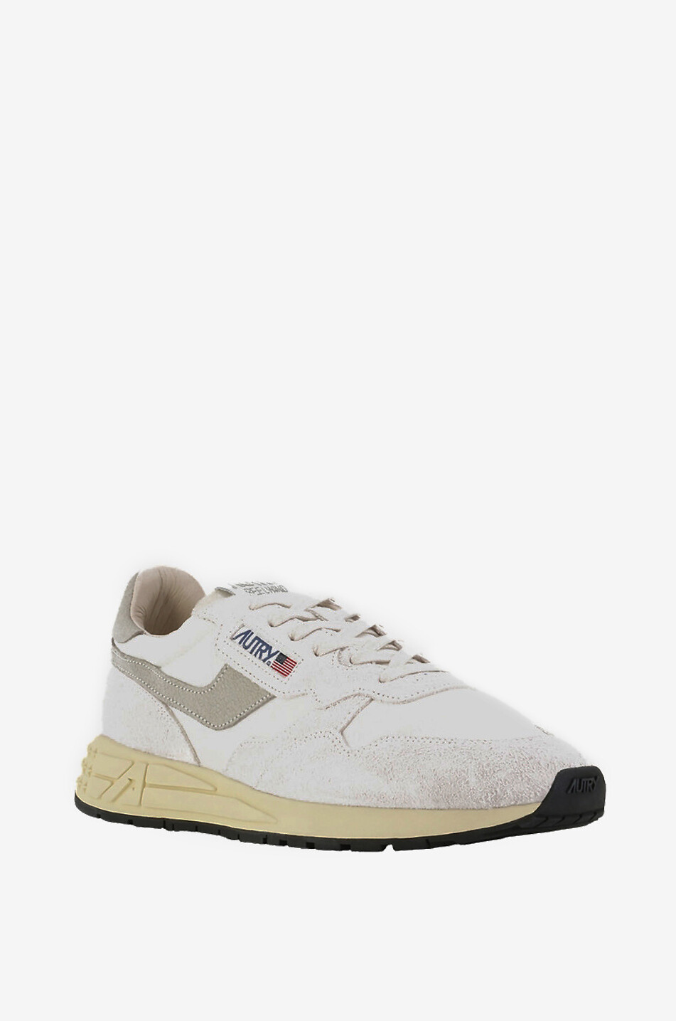 Baskets basses à lacets bi-matière Reelwind