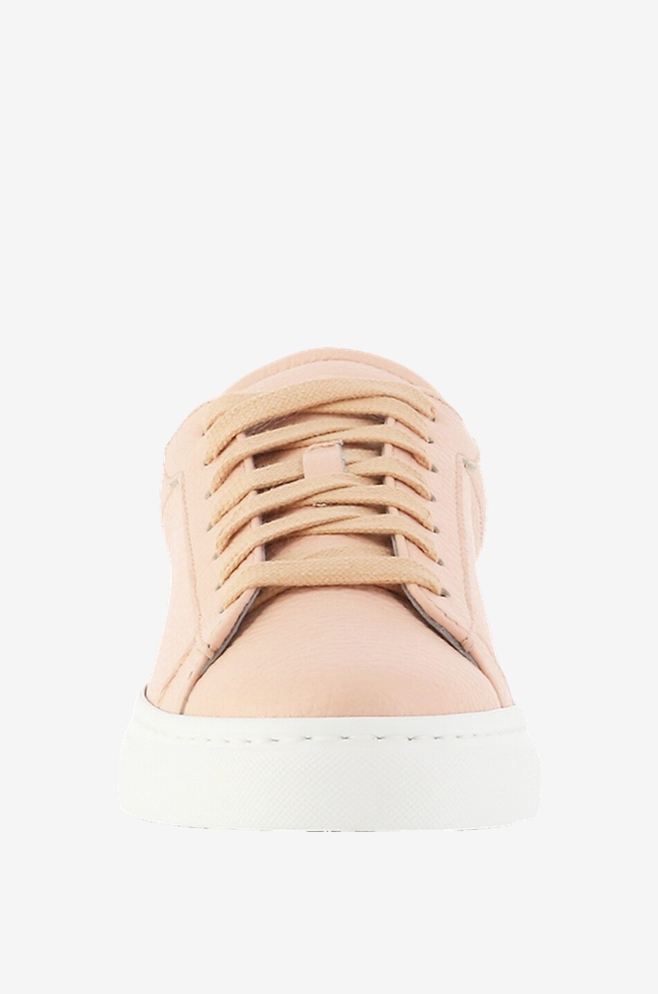 FABIANA FILIPPI Niedrige Schnürsneakers aus genarbtem Leder Dalila Damen HELLROSA 2