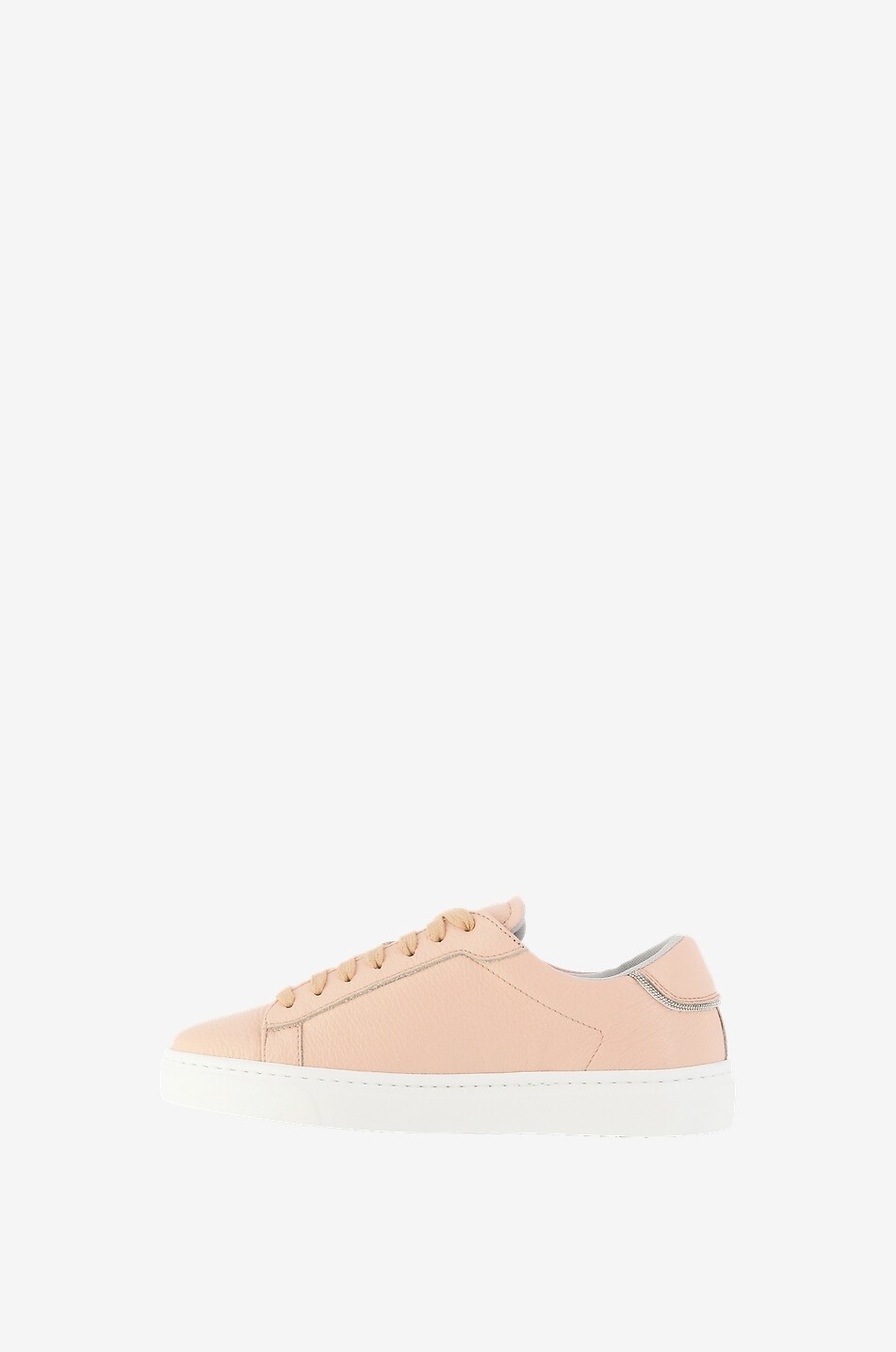 FABIANA FILIPPI Niedrige Schnürsneakers aus genarbtem Leder Dalila Damen HELLROSA 3