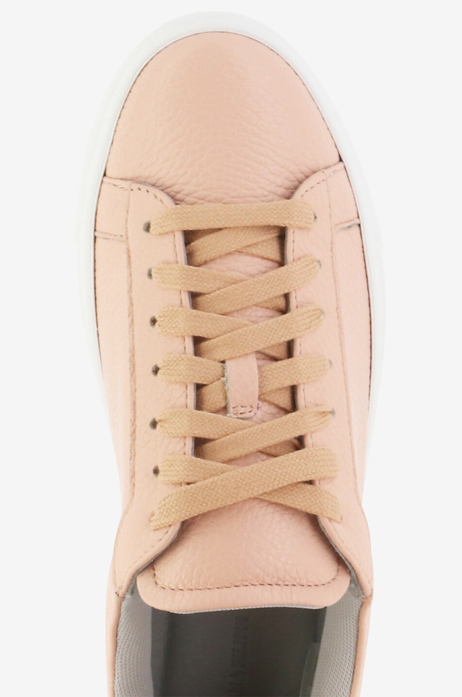 FABIANA FILIPPI Niedrige Schnürsneakers aus genarbtem Leder Dalila Damen HELLROSA 5