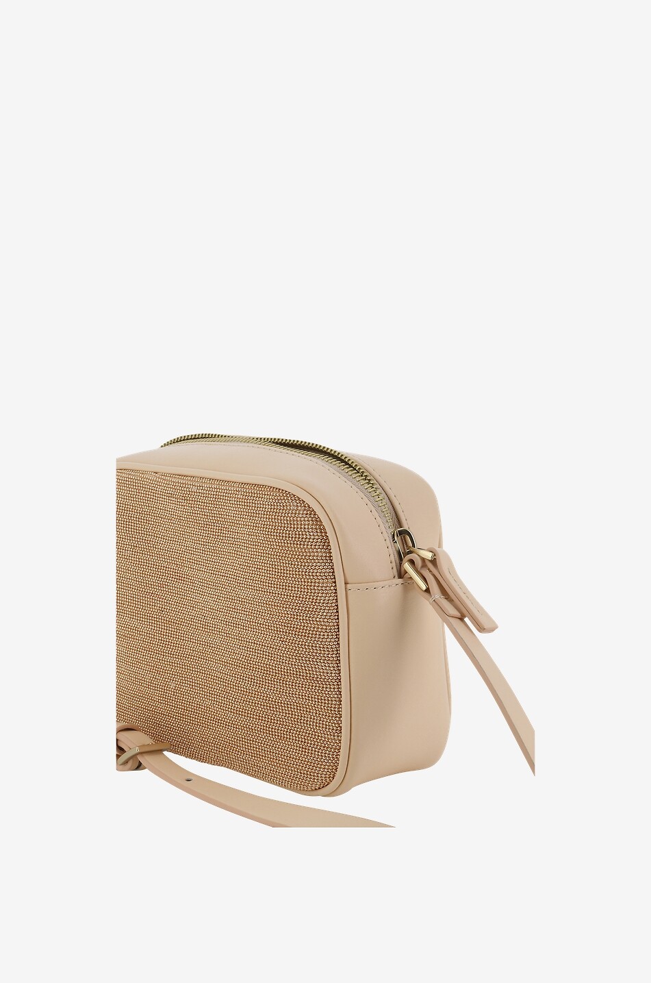 FABIANA FILIPPI Beaded leather mini camera bag Women LIGHT PINK 5