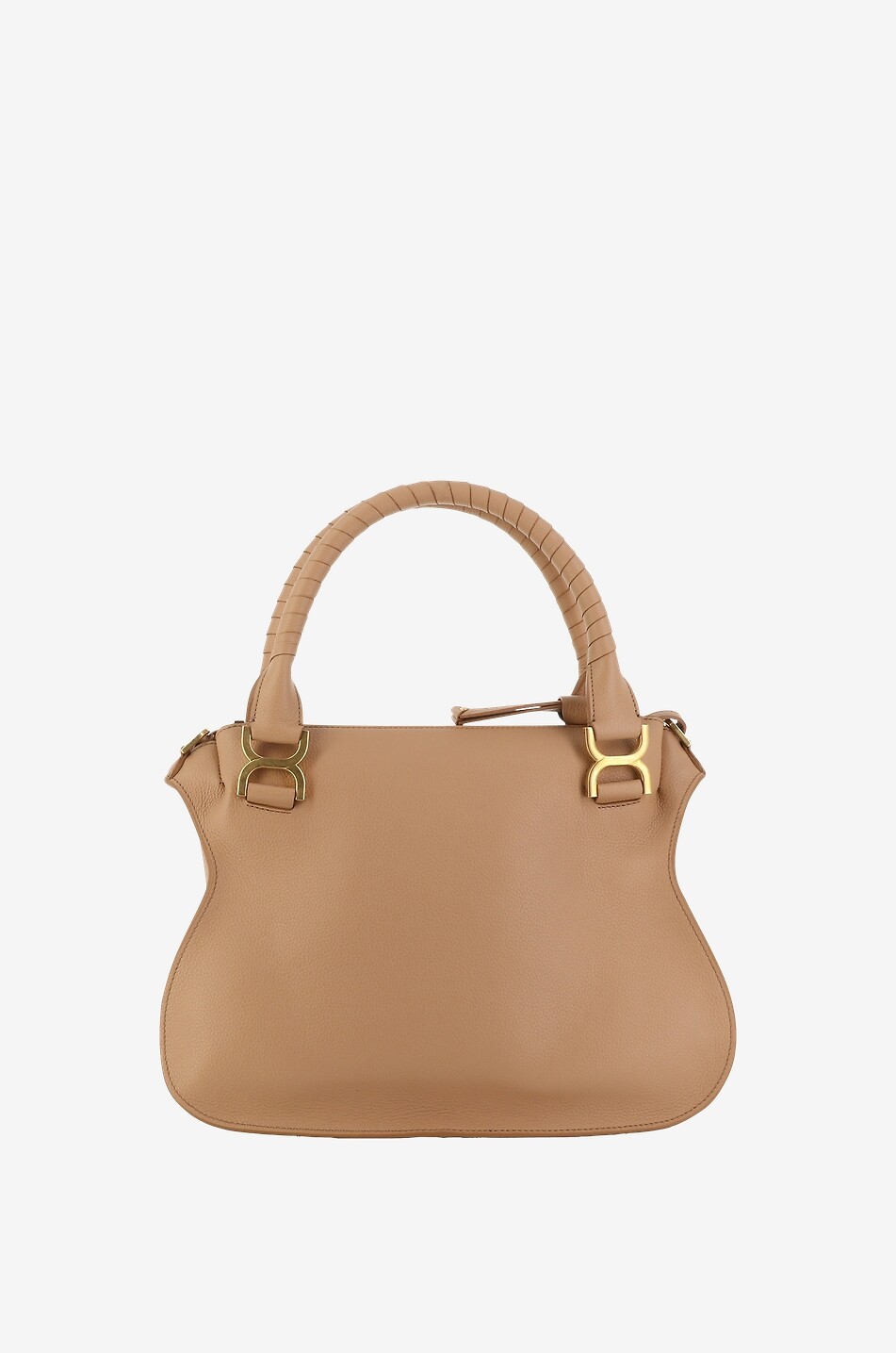 Marcie Medium double carry grained leather bag