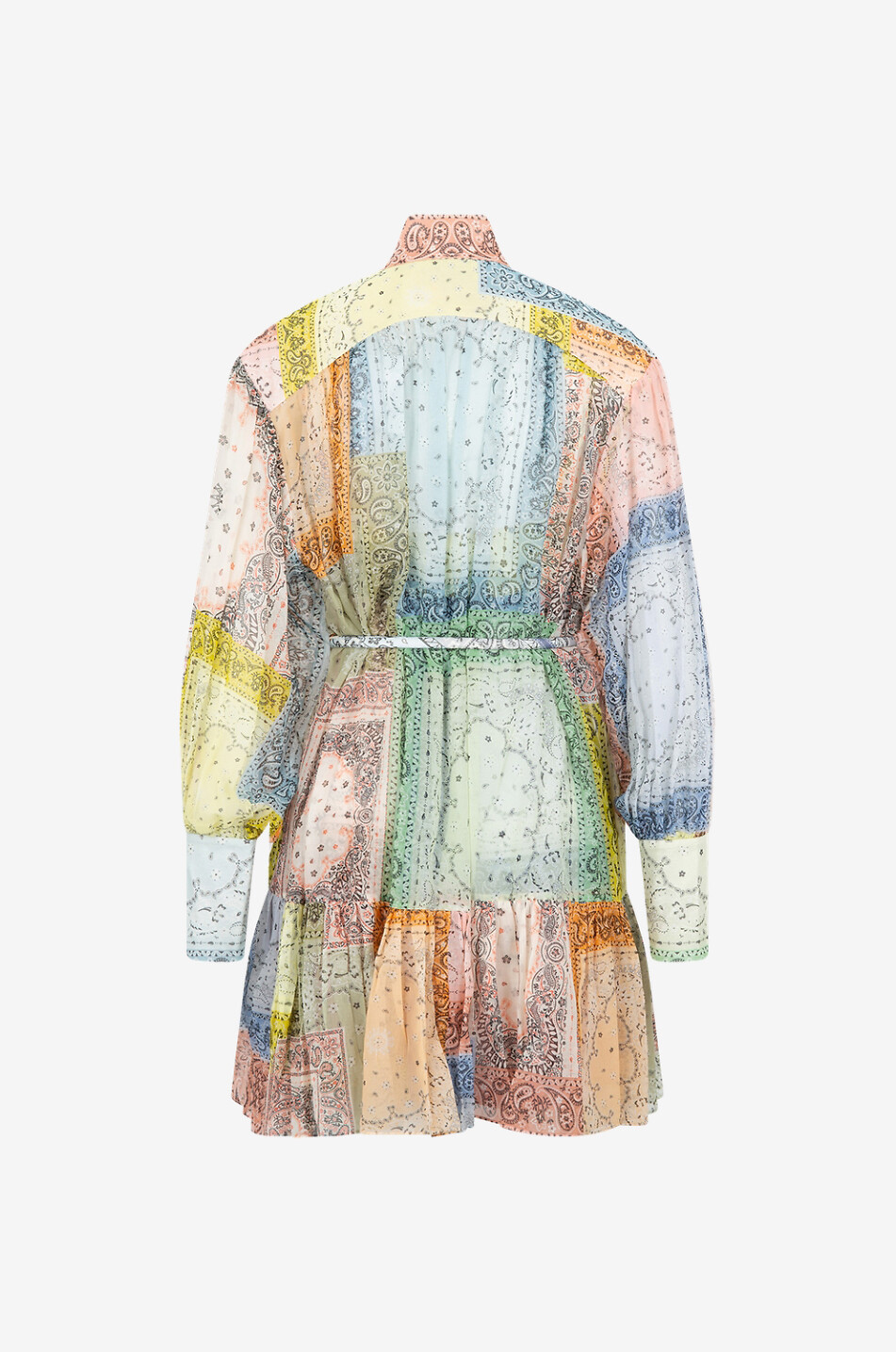 ZIMMERMANN Mini robe chemise en mousseline Matchmaker Lantern Femme MULTICOLORE3 2