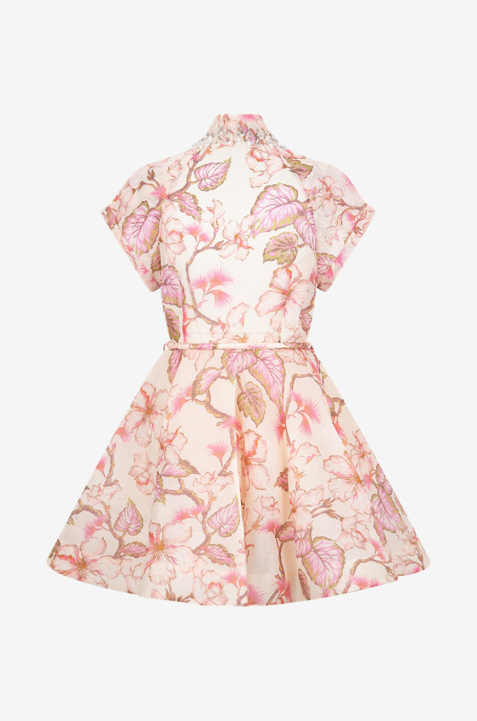 ZIMMERMANN Ausgestelltes geblümtes Minihemdkleid Matchmaker Flip Damen BUNT1 2
