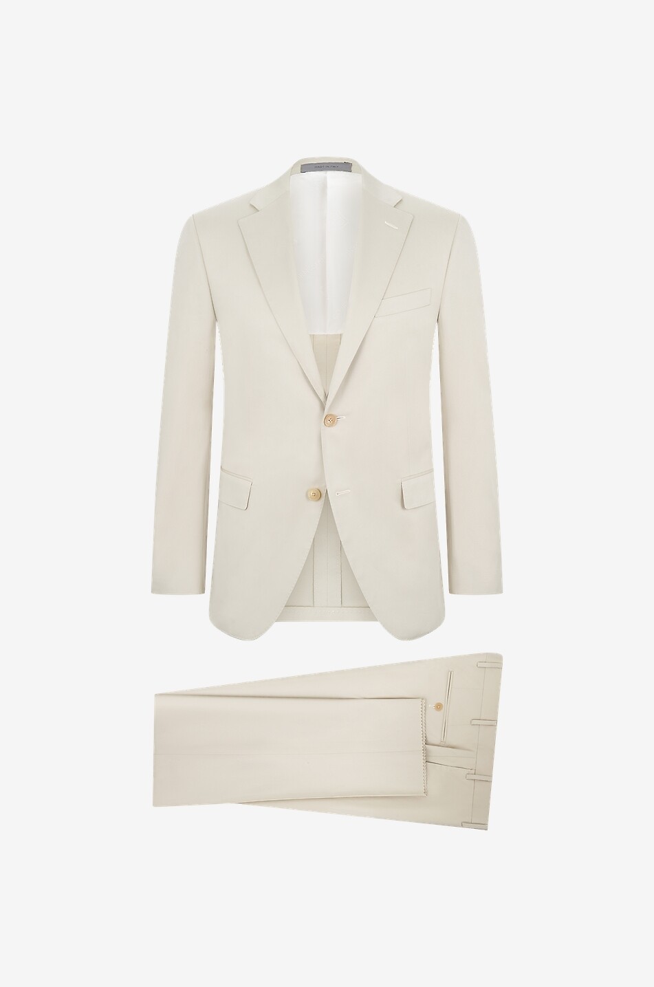 CORNELIANI Costume en coton Academy Homme Beige clair 1
