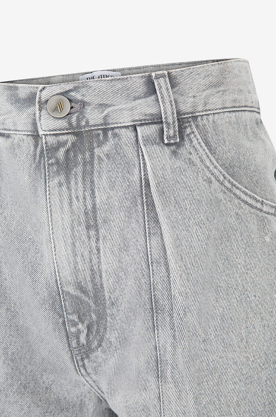 Jeans aus Biobaumwolle mit weitem Bein Effie Light Grey