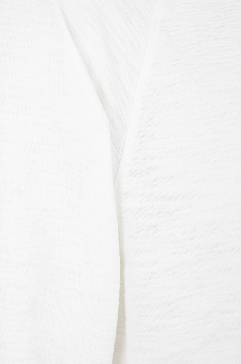 VINCE T-shirt à manches longues en coton Homme BLANC 3