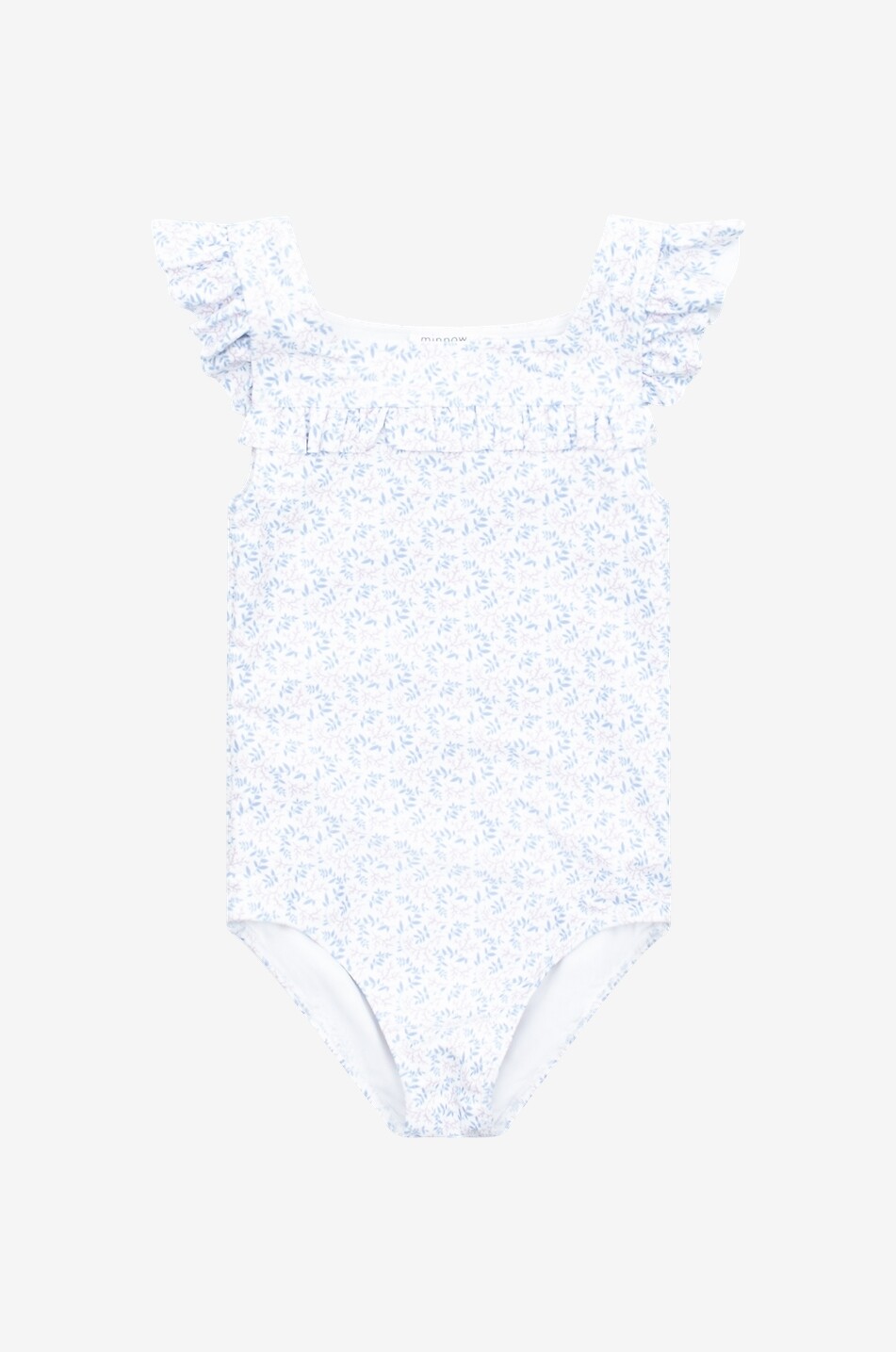 Bedruckter Mädchen-Badeanzug Briland Blue Botanic