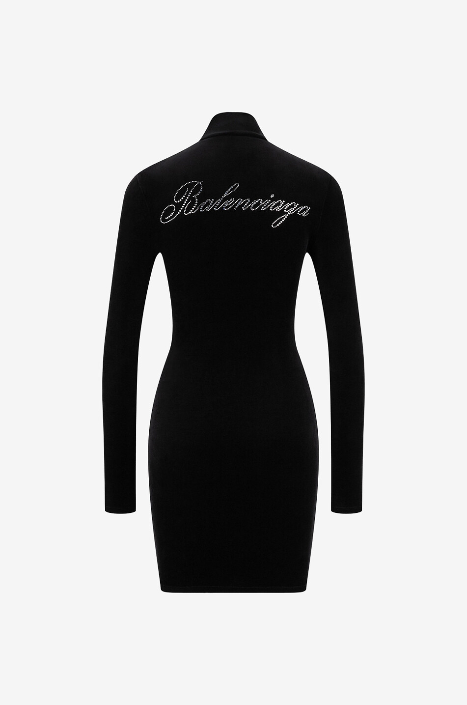 Balenciaga velvet mini dress on sale