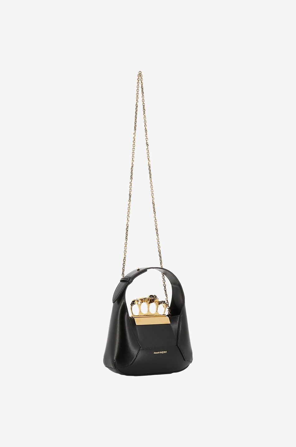 ALEXANDER McQUEEN Lederhandtasche The Jewelled Hobo Mini Damen SCHWARZ 5