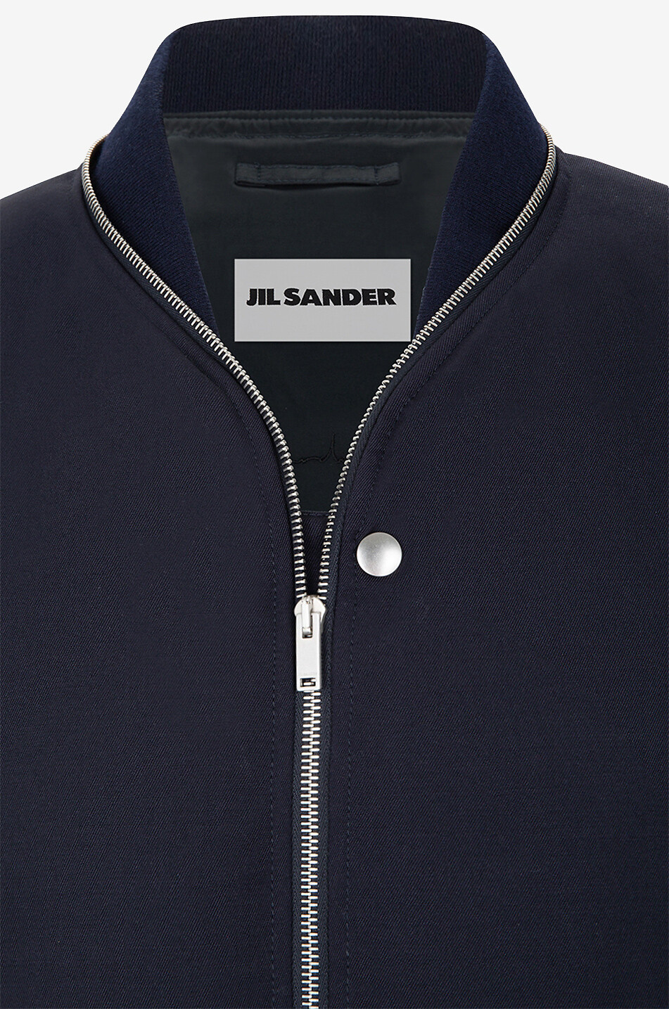JIL SANDER Bomberjacke aus Wollgabardine Sharp Herren DUNKELBLAU 3