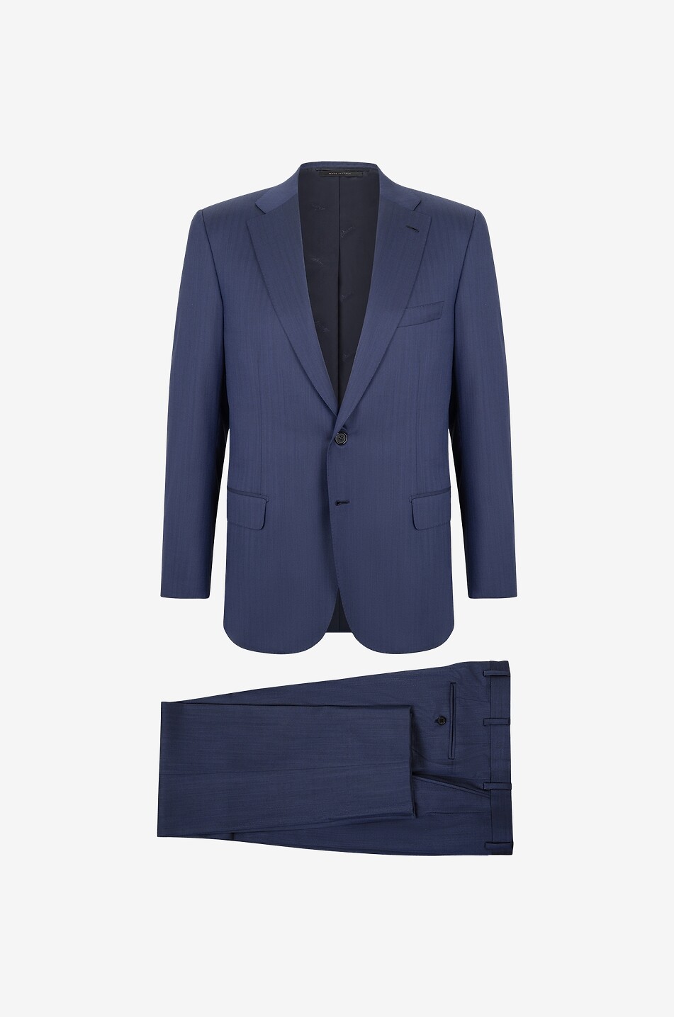 Brunico chevron wool suit