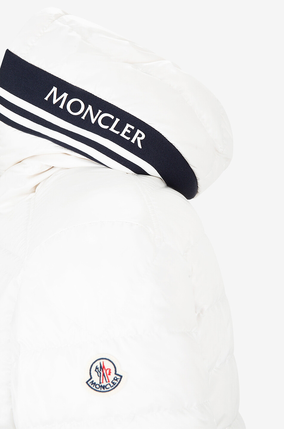 MONCLER Lule short down jacket with stand-up collar Men WHITE 3