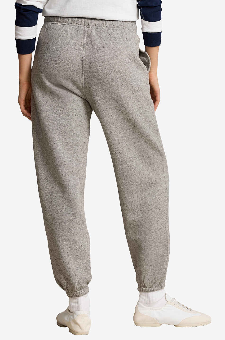 POLO RALPH LAUREN Pantalon de jogging en molleton chiné Pony Femme GRIS 3