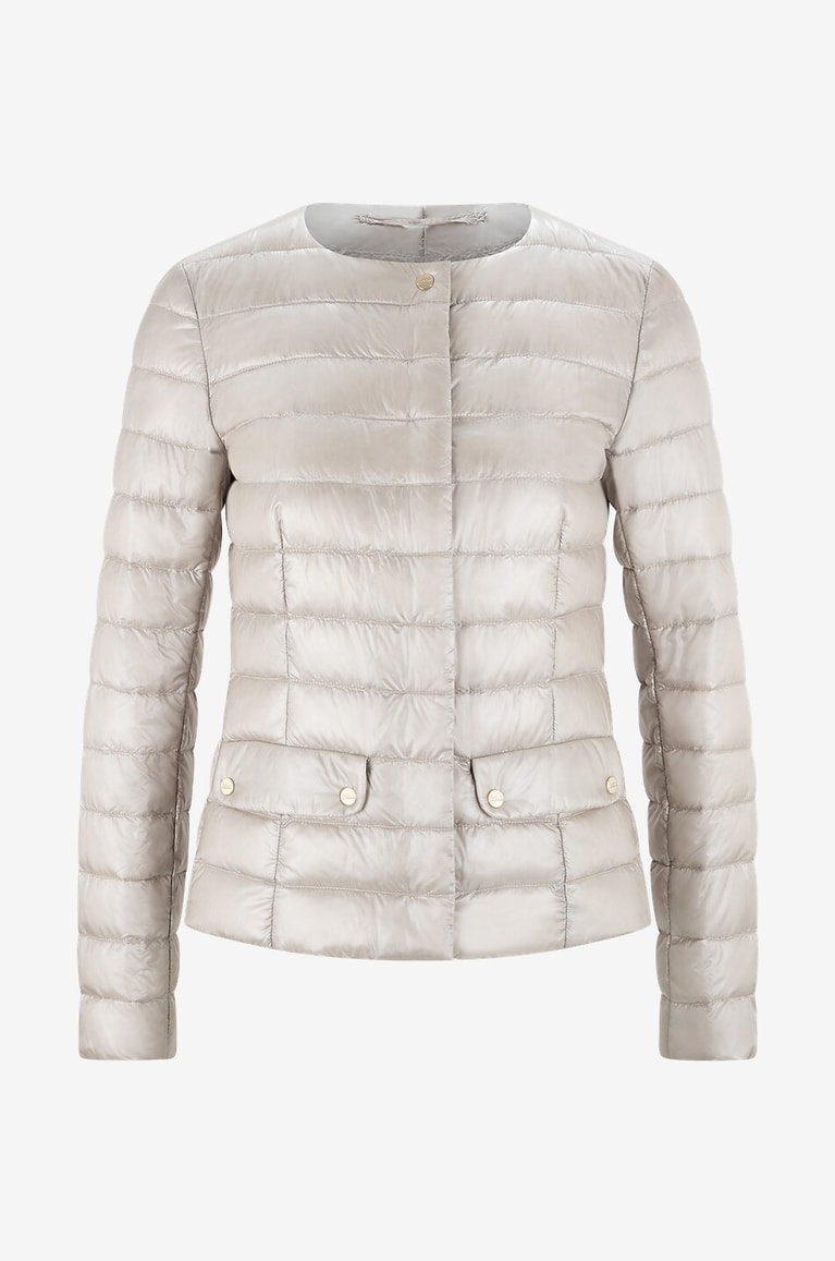 HERNO Kurze Daunenjacke Damen CREMEFARBEN 1