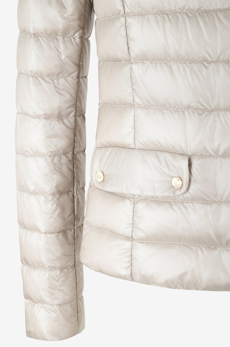 HERNO Kurze Daunenjacke Damen CREMEFARBEN 6