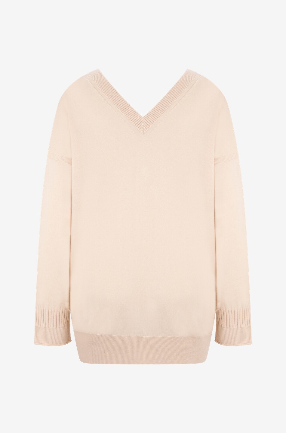 STELLA McCARTNEY Weiter Feinstrickpullover mit V-Ausschnitten Iconics Stella Damen HELLROSA 2