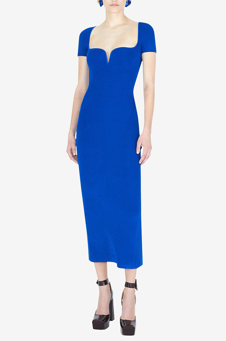 Robe midi en maille Gaia