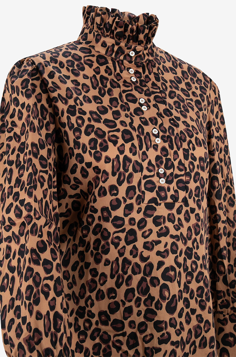 BALZAC PARIS Blouse en coton bio à volants Source Femme MULTICOLORE 3