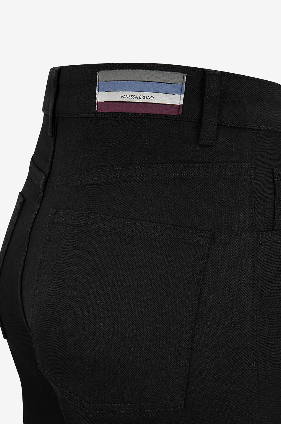 Jean slim taille haute Og Noir