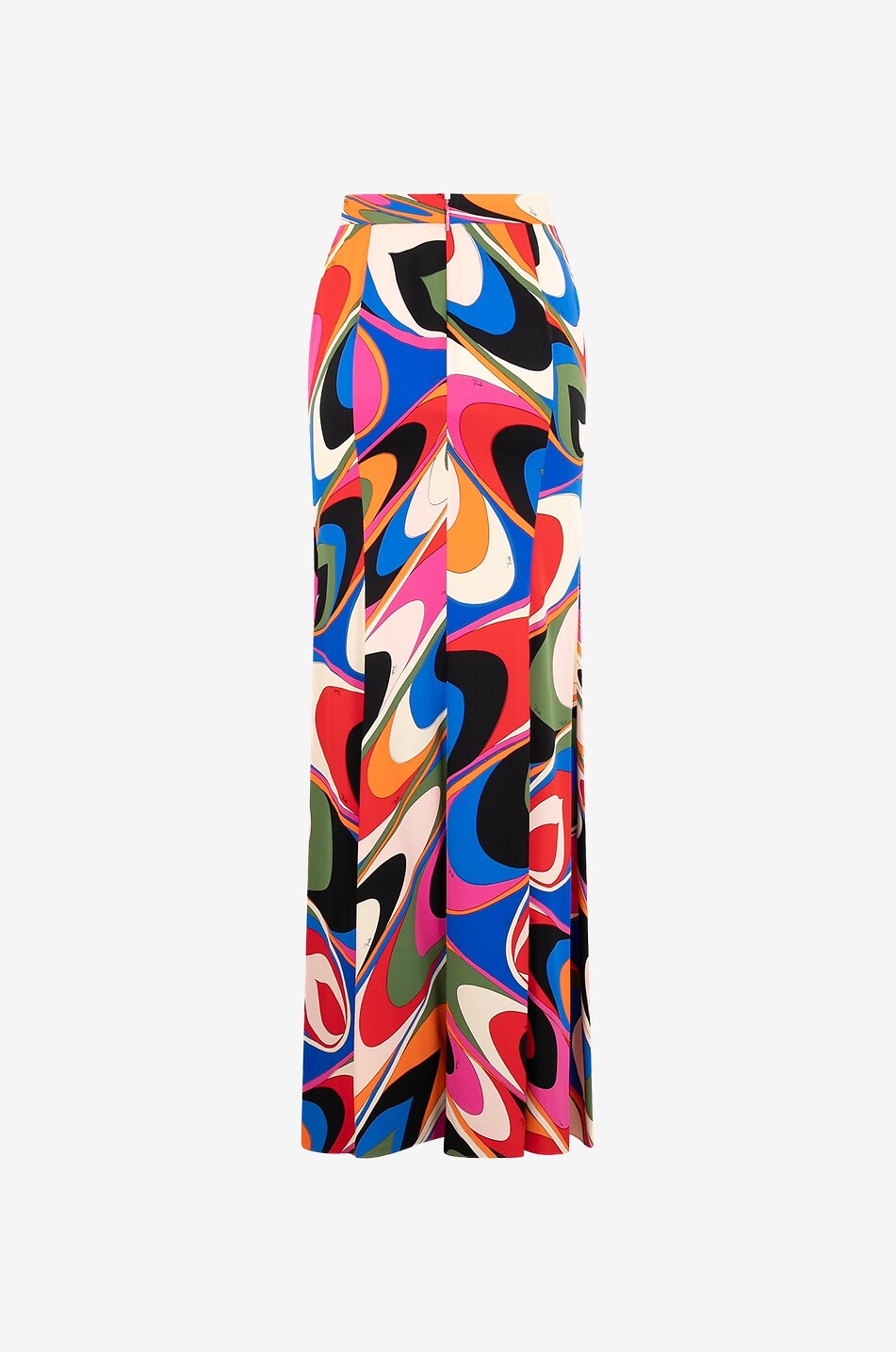 PUCCI Langer Rock mit Schlitzen und Schnürungen Onde Damen BUNT 2